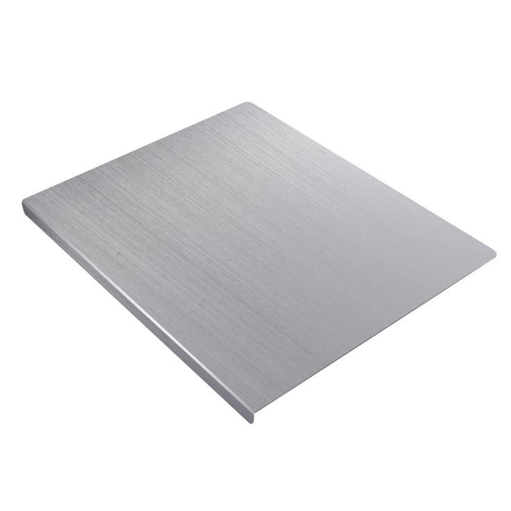 stainless steel panel and chopping board, kitchen