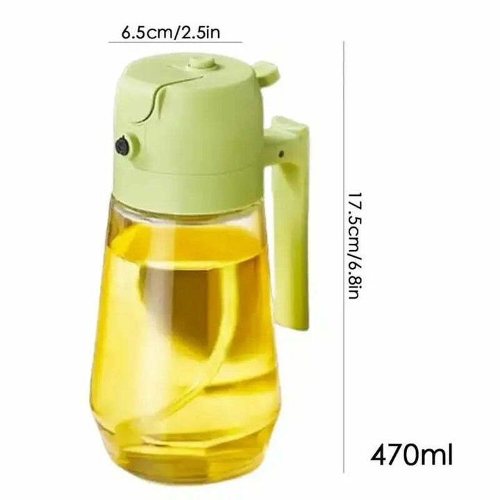 Kitchen Glass Oil Sprayer Bottle 470ml