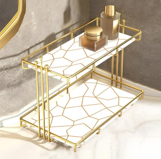 2-Tier Luxury Vanity Storage