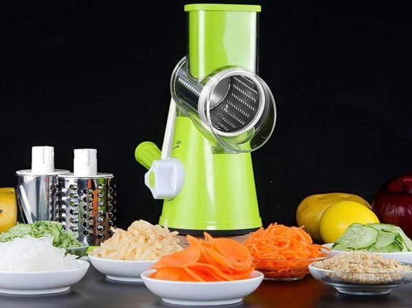 Vegetable Cutter - 3 in 1 Multifunctional Vegetable Slicer And Drum Cutter