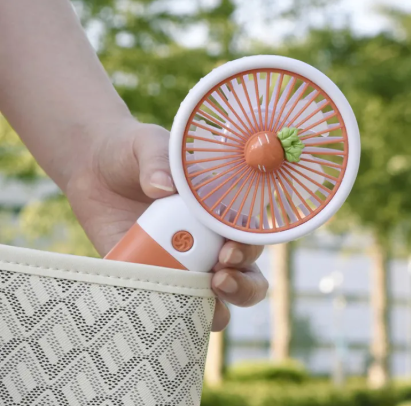 Portable Handheld Mini Fan, USB Rechargeable, Personal Pocket Fan with 3 Speeds, Perfect for Travel, Office, and Outdoor Activities