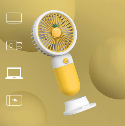 Portable Handheld Mini Fan, USB Rechargeable, Personal Pocket Fan with 3 Speeds, Perfect for Travel, Office, and Outdoor Activities