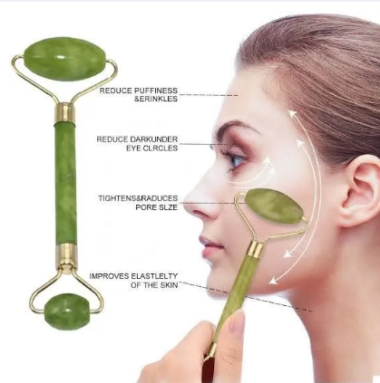 Flawless Jade Roller With Stone (Marble) Face Roller Flawless Facial Massager