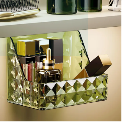 Mini Crystal Makeup Shelf