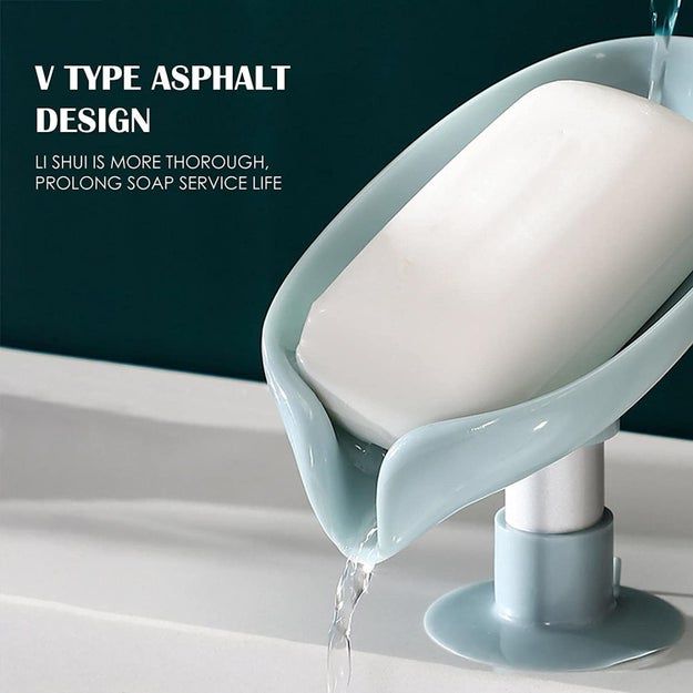 Leaf Shape Bar Soap Holder3