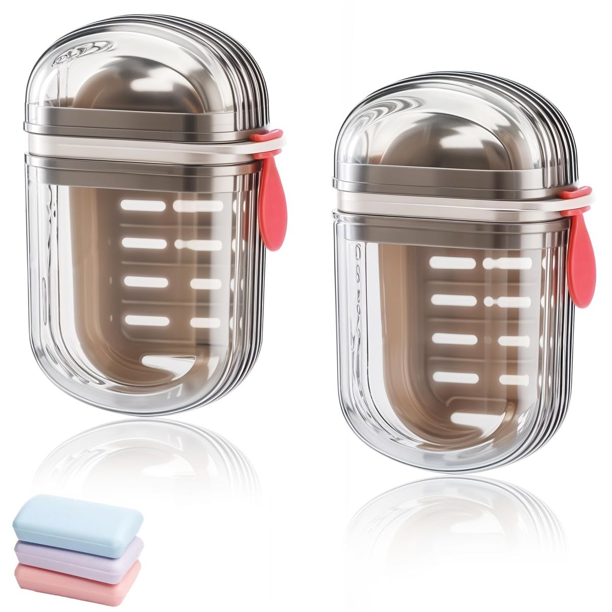 Portable Plastic Soap Dish Travel