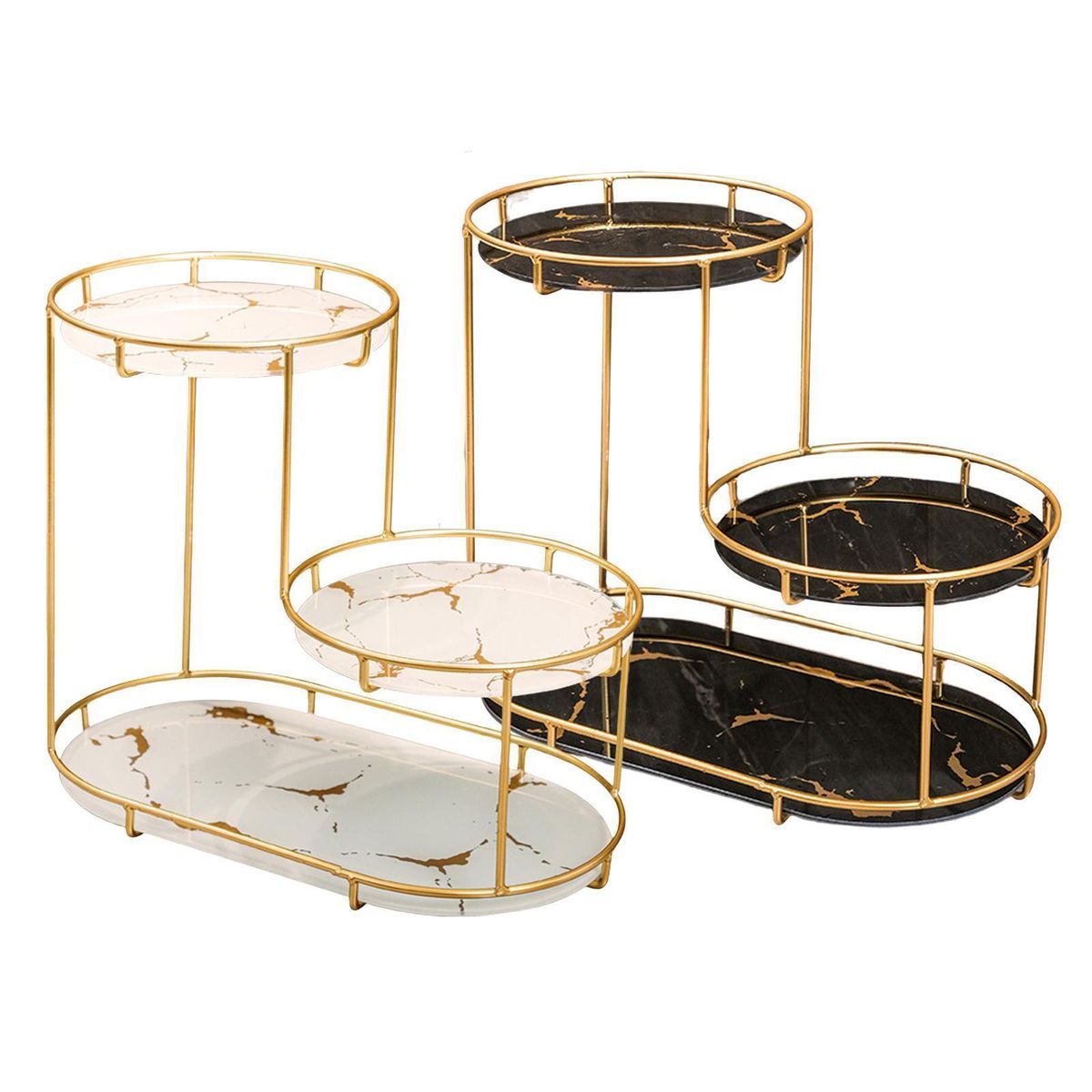 3-Tier Golden Vanity Stand