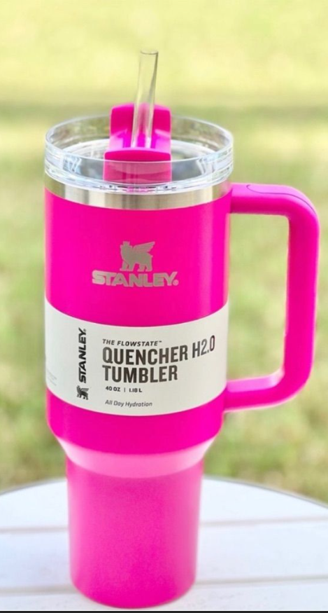 Dark Pink Stanley Tumbler 40 oz