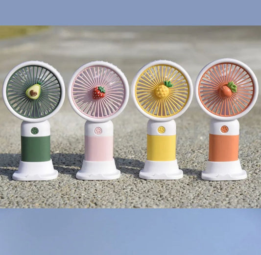Portable Handheld Mini Fan, USB Rechargeable, Personal Pocket Fan with 3 Speeds, Perfect for Travel, Office, and Outdoor Activities