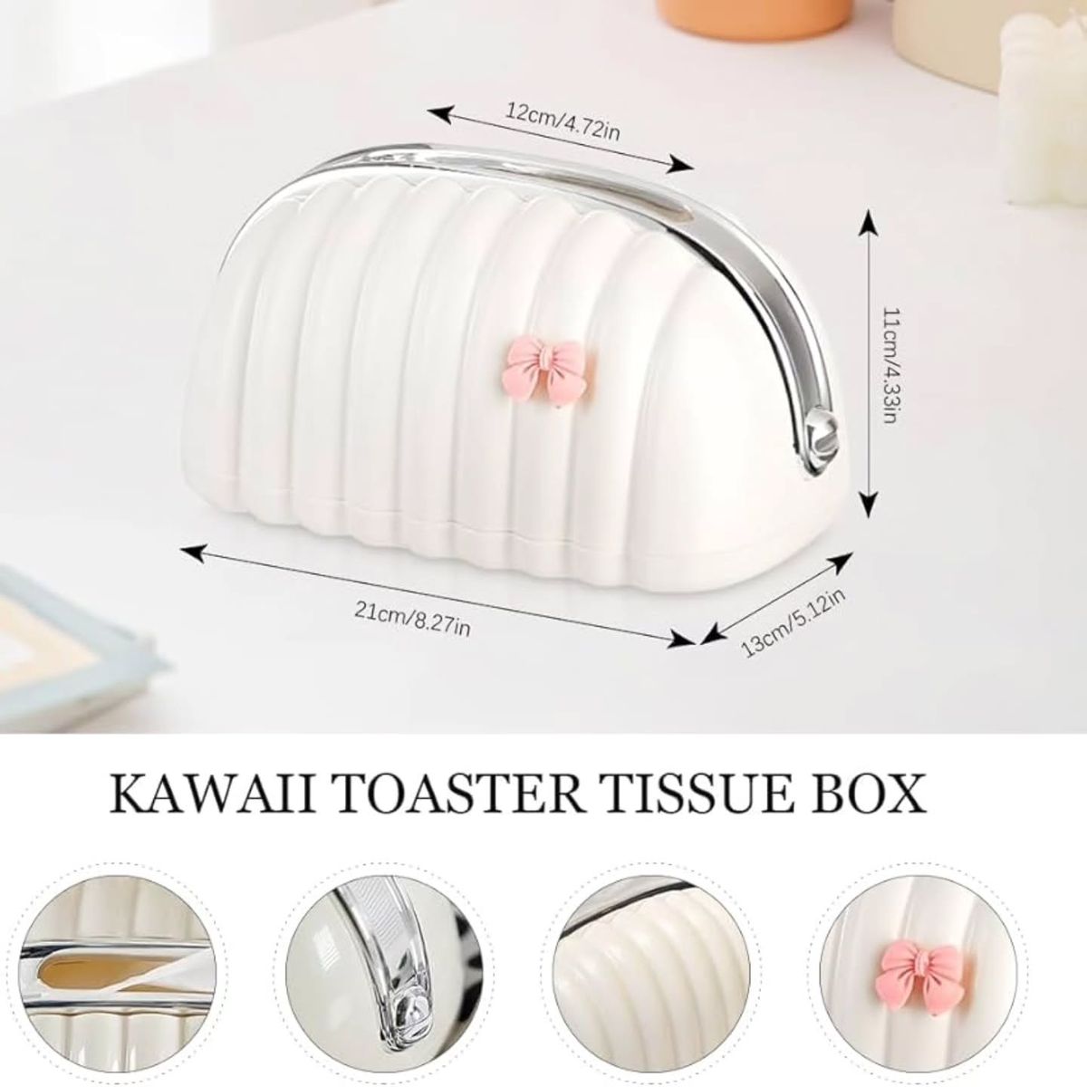 Luxury Shell Tissue Box Holder